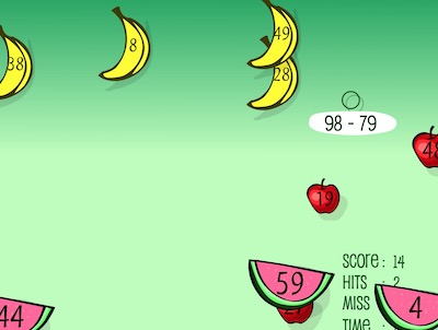 Fruit Splat Subtraction - Educational Games For Kids