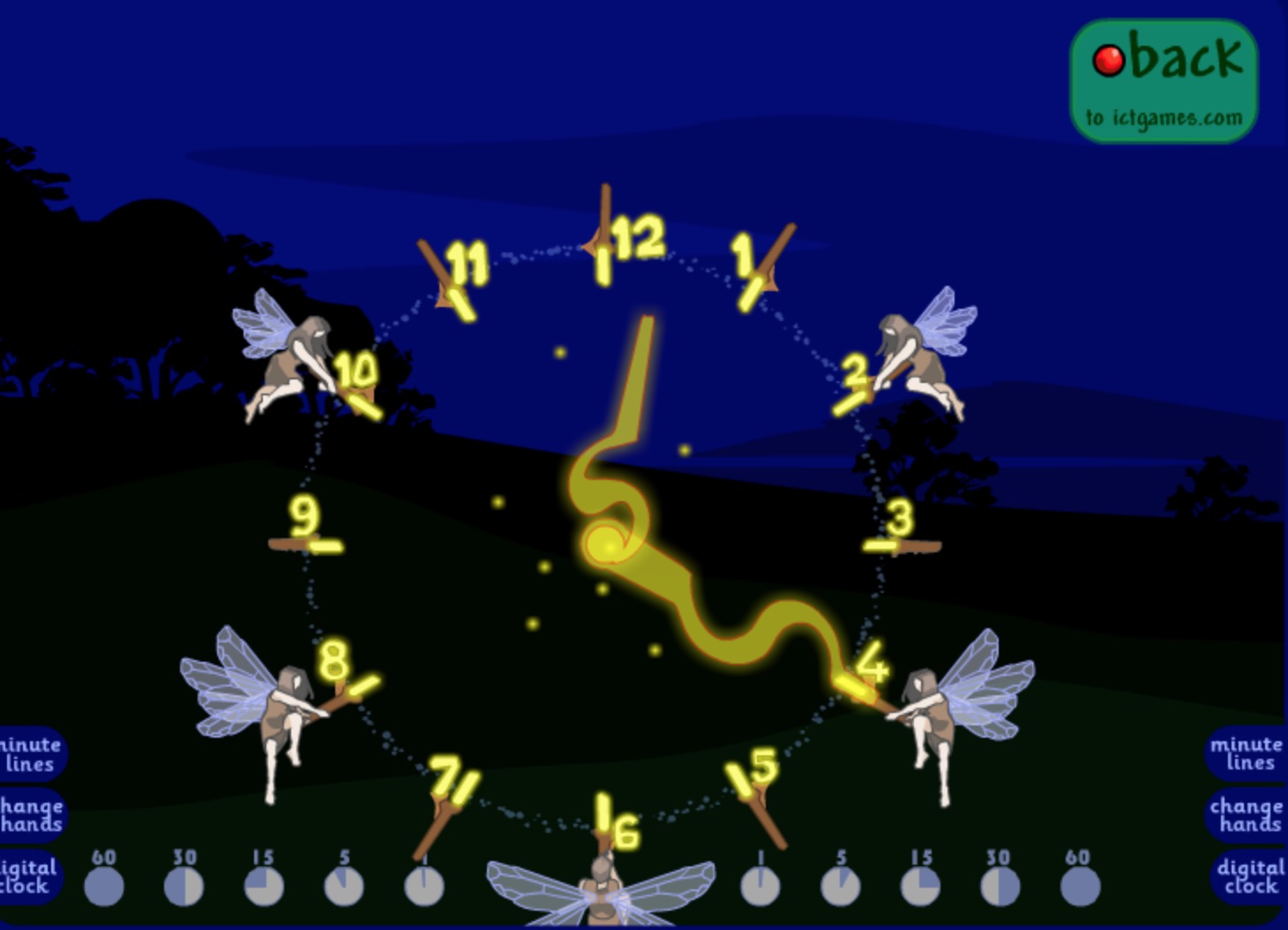 Fairy Clock Educational Games For Kids