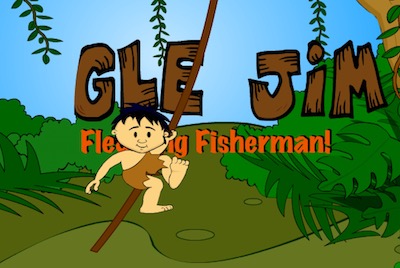 Jungle Jim as the Fledgling Fisherman - Educational Games For Kids