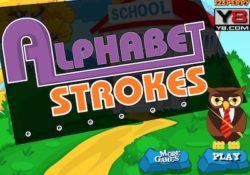 alphabet strokes