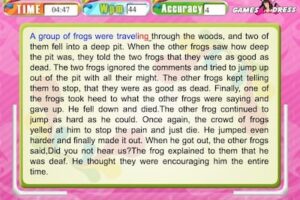 typing expert frogs