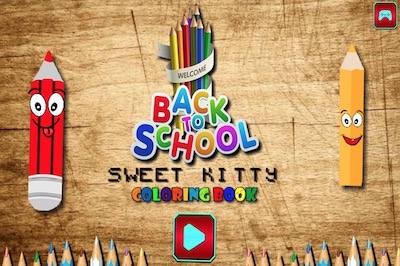 Sweet Kitty Coloring Book