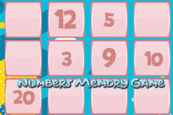 Memory Game with Number