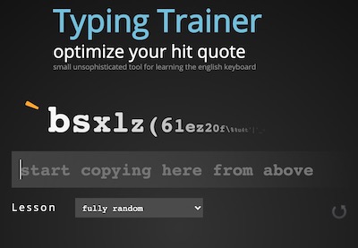 Typing Trainer Tool for Kids