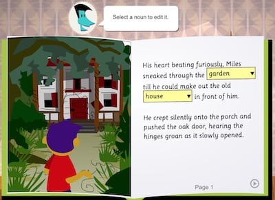 Super Stories Abandoned House: Nouns and Adjectives