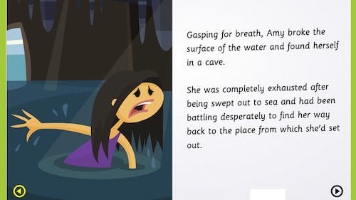 Super Stories: The Sea Cave - Nouns and Adjectives