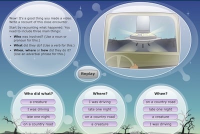 Eerie Encounter: Activity Based on Scene