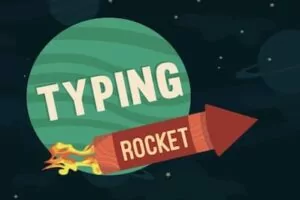 typing rocket game