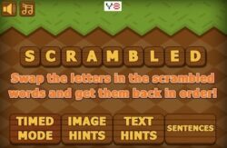 scrambled words