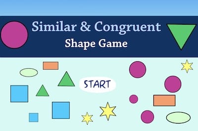 Similar & Congruent Shape Game - Educational Games For Kids