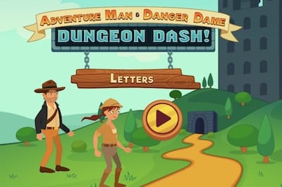Adventure Man & Danger Dame: Dungeon Dash: Letters