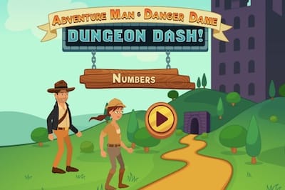 Adventure Man & Danger Dame: Dungeon Dash: Numbers