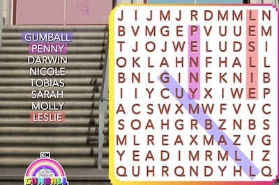 Gumball Word Search
