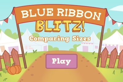 Blue Ribbon Blitz Comparing Sizes
