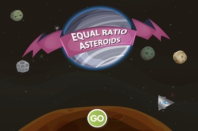 Equal Ratio Asteroids (Fraction)