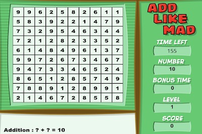 Add Like Mad - Advanced Version