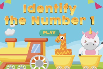 Identify the Number 1 - Educational Games For Kids