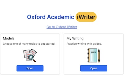 Oxford iWriter and Academic Writer