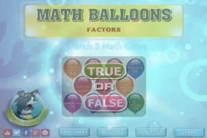Math Balloons – Factors