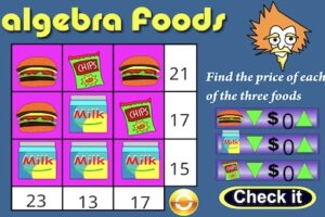 algebra_foods algebra_foods