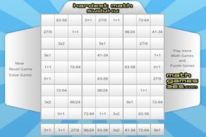 hardest-math-sudoku