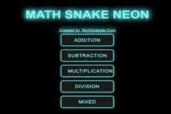 math-snake-neon