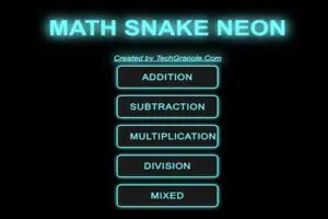 math-snake-neon