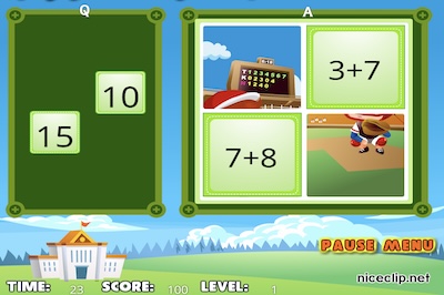 Mathematical Game Addition