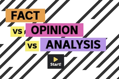 Facts vs Opinion vs Analysis