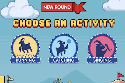 Goat Glamping Irregular verbs