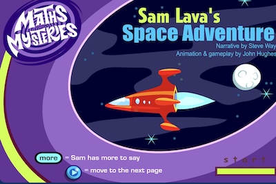 Sam Lava’s Space Adventure (Math)